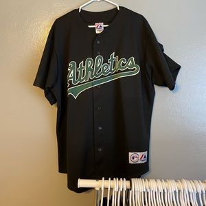 Vintage Black Oakland A’s Jersey
